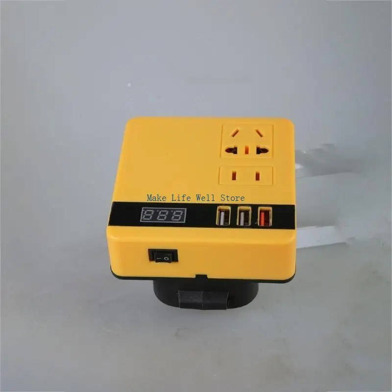  Travel Friendly Battery Inverters Intelligent Voltages Converter Travel Power Adapter Innovative Battery Adapter for Home