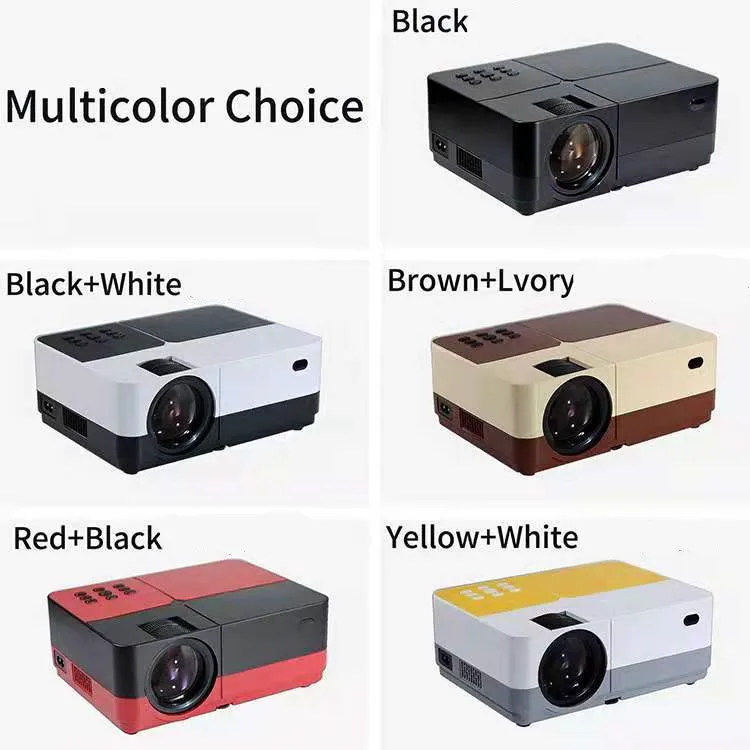 Hot Selling HD Home Cinema Video Projector 720P Android Smart Beam 1080p Support for Games Movies with Bag