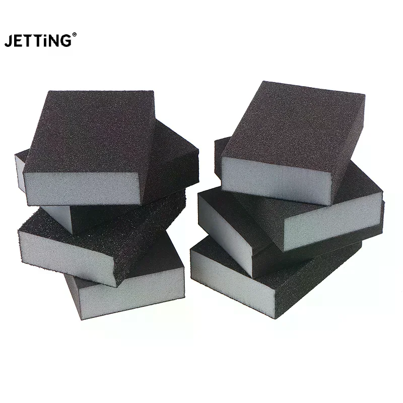 3Pcs Polishing Grinding Sponge Pads Manual Sanding Sponge Blocks Reusable Washable For Metal Wood Drywall Glass Polishing