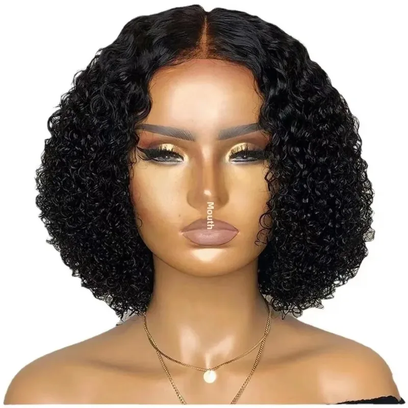 Perruque synthétique Afro bouclée courte pour femmes, Style européen et américain, bouffante, Non collante, résistante aux hautes températures, nouvelle collection 2025
