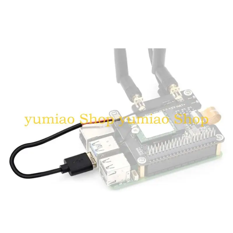 

Плата 587B M.2 E HAT+ с 16-контактными интерфейсами PCIe для модуля расширения 5 для улучшения сетевых характеристик