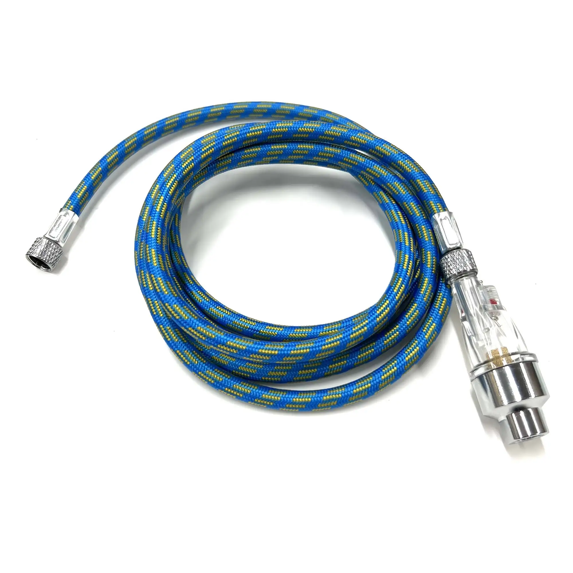 

Цветная прямая соединительная трубка воздушного компрессора, нейлоновый плетеный шланг, аэрографный фильтр, один стандартный разъем