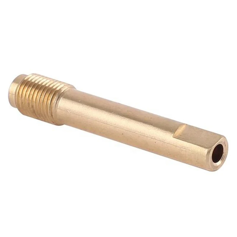 

High Precision CNC Metal Parts CNC Machining Services Brass CNC Machined Threaded Hollow Pin / Precision Brass Connector Pin