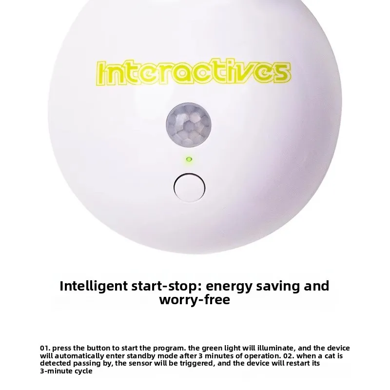 Smart Sensor Electric Caterpillar Cat Teaser Suction Cup Boredom Relief Automatic Self Play Toy for Cats Kittens