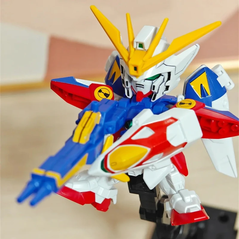 Bandai-Figurine SDEX Wing Gundam ontariassemblée, modèle BB Warrior, robot mobile, jouets de collection animée, ornement de bricolage