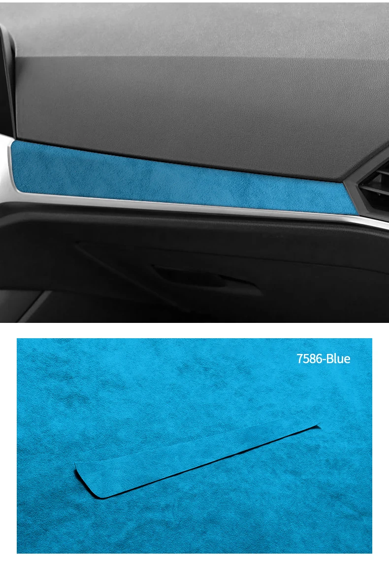 Für BMW 2020-Neuestes Modell 3er G20 G21 G28 Mittelkonsole Armaturenbrett Trim Aufkleber Auto Innenzubehör Aus Alcantara – Detail 12
