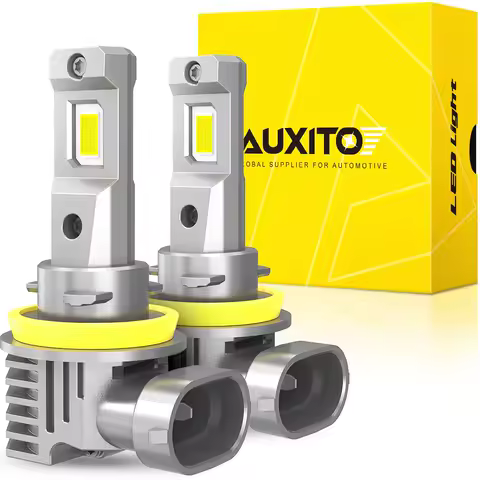 AUXITO 2Pcs M6 H11 LED Canbus Bulbs For Car Head Fog Light 6500K 3000K H8 H9 H16JP Super Bright 12V CSP High Low Beam Auto Lamps