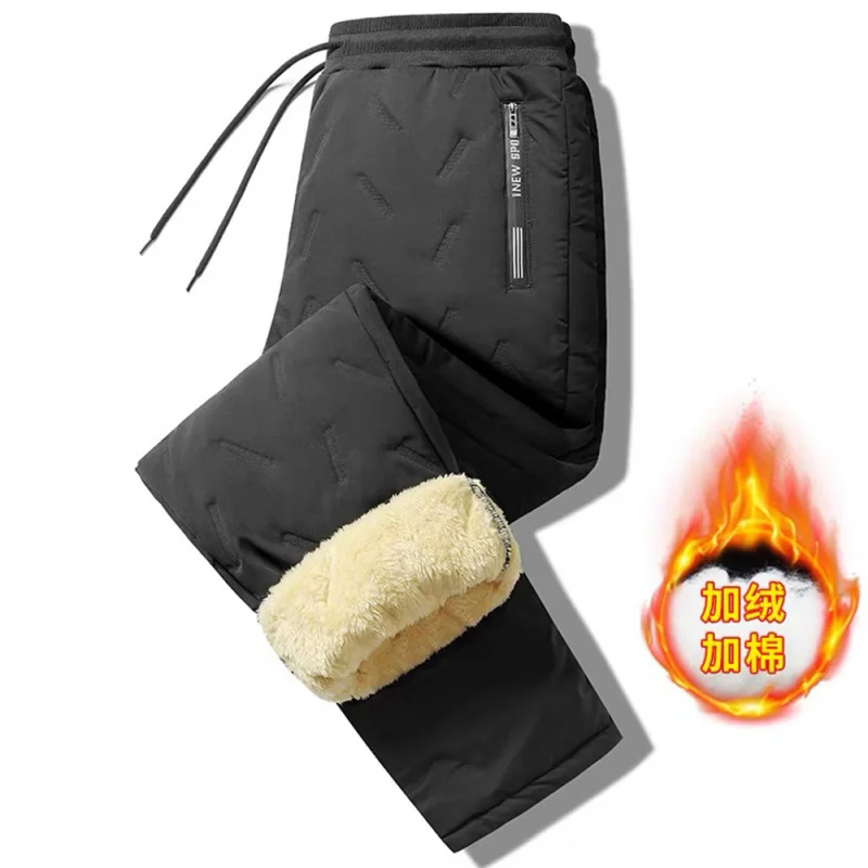 الشتاء الدافئة دعوى الرجال قطعتين مجموعة الخريف والشتاء سميكة بناطيل كاجوال سترة قطن دافئة سترة جاكيتات رجل