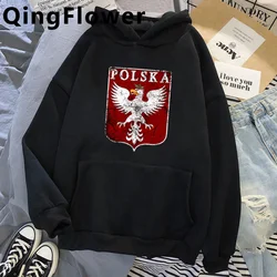 Poland hoodies men long sleeve top sweat y2k clothing Pullover man gothic tracksuit