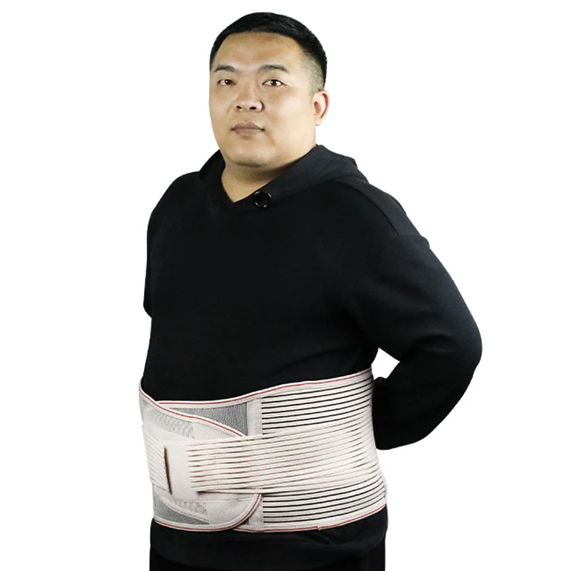 Large Size 4XL 5XL 5 Keel High Elastic Waist Posture Correction Brace Lumbar Disc Herniation Back Pain Supporter Protection Belt