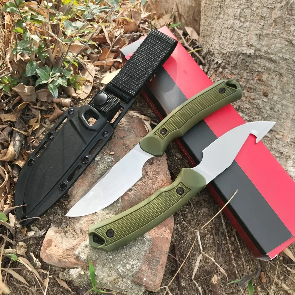 

KS 1883 D2 Blade Nylon Fibre Handle Outdoor Camping Survival Durablle Self-defense Tactical Multitools Hand Knives Gitfs for Men