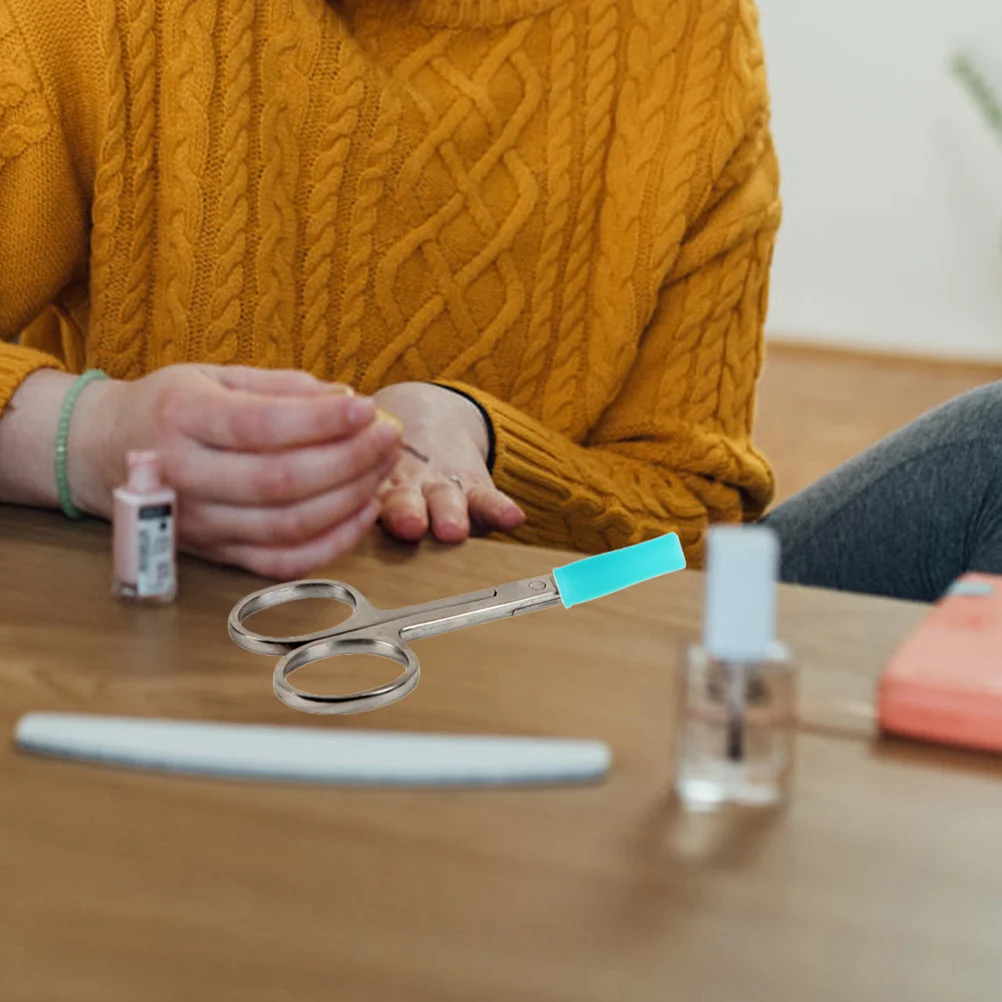 

8pcs Silicone Protective Sleeve For Nail Cuticle Scissors Dead Skin Nipper Manicure Tool Cover Pedicure Tweezer Tip Protector