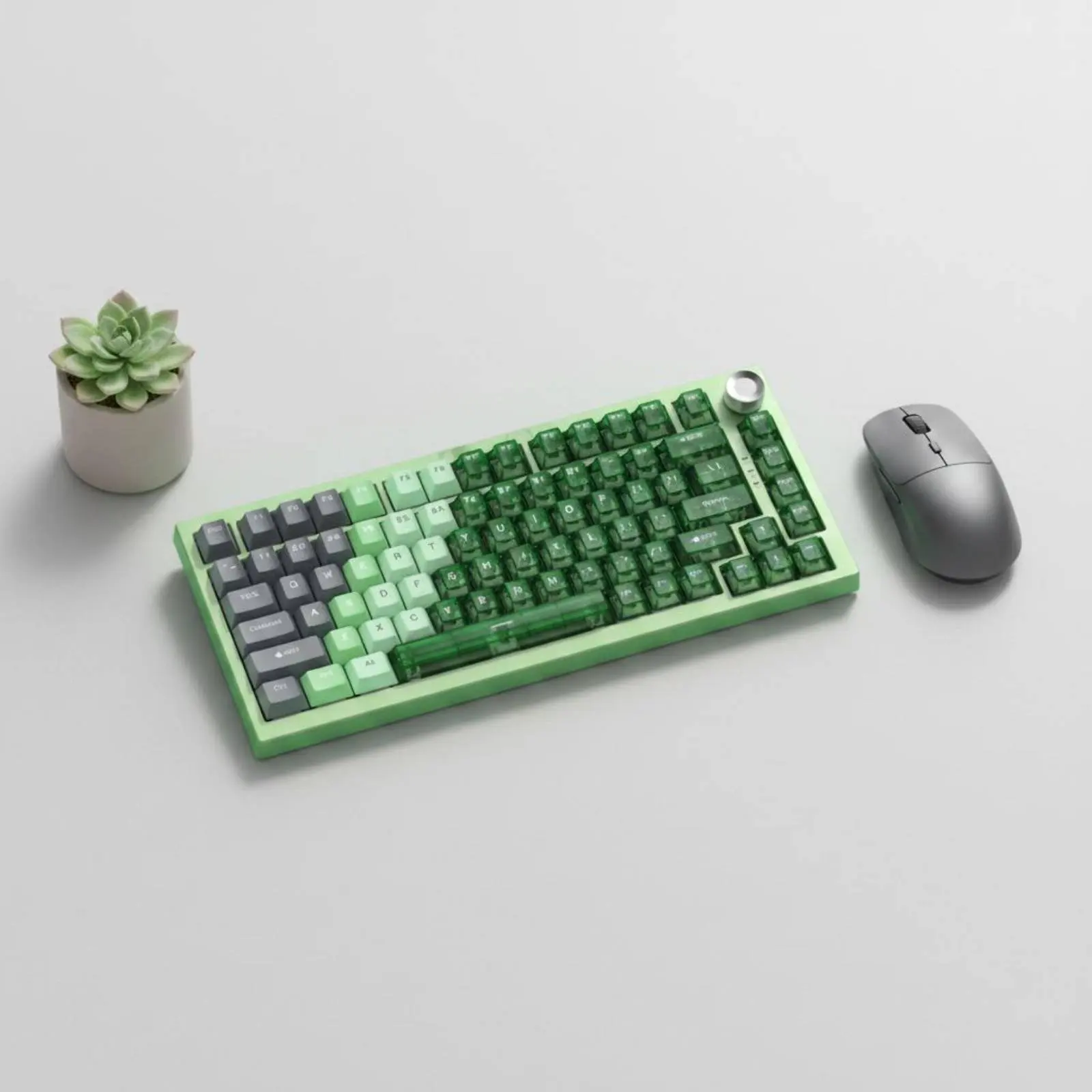 Tri-Mode Mechanical Keyboard Customizable Custom Mechanical Keyboard Rechargeable Programmable for Gamers, Home