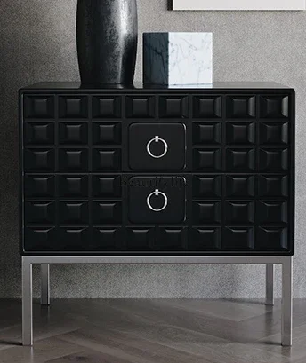 

pg45Italian Minimalist Bedside Table Bedroom Bedside Large Capacity Locker