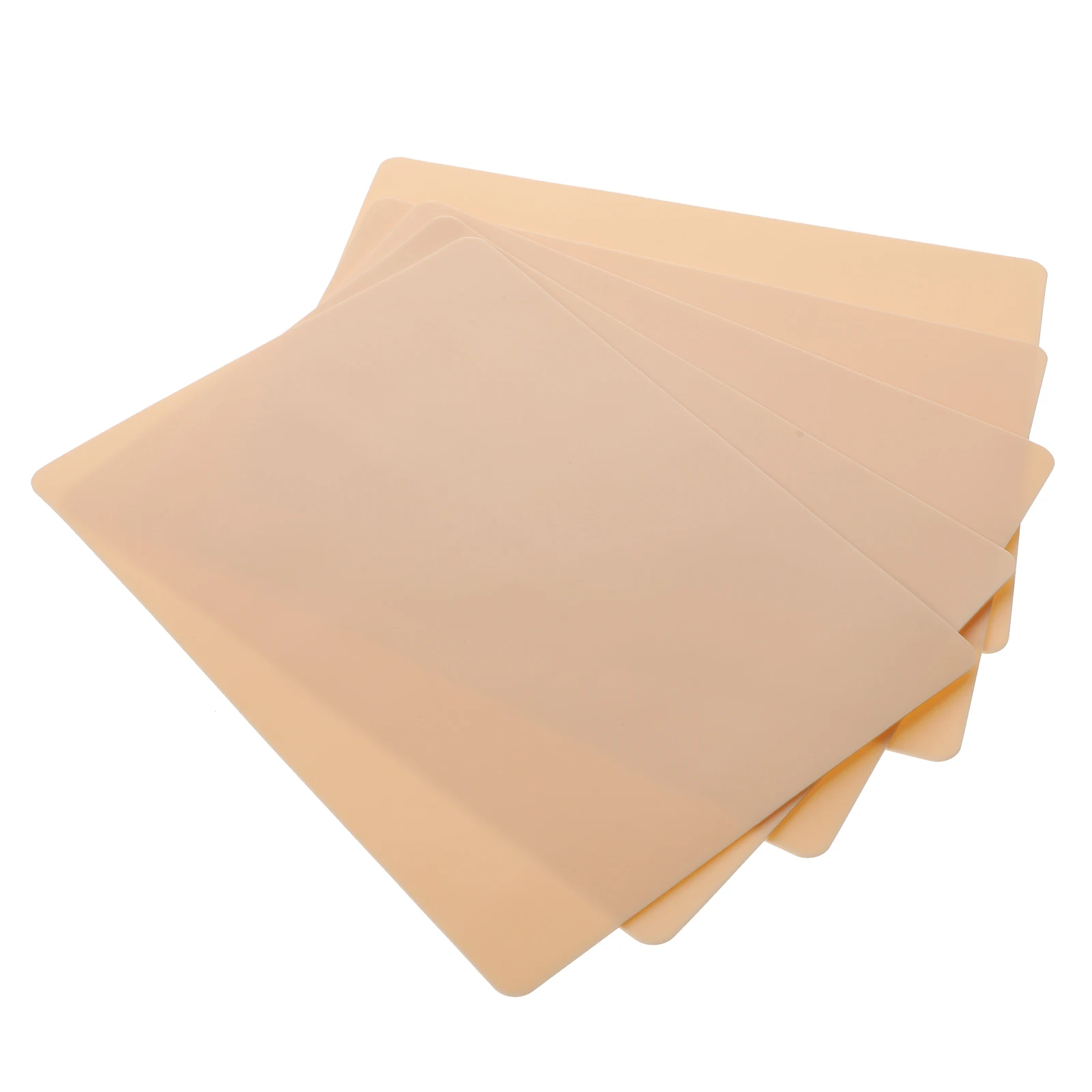 

5Pcs Silicone Tattooing Practice Skin Sheets Blank Artificial Skin for Tattoo Artists Beginners Training Practice Sheets