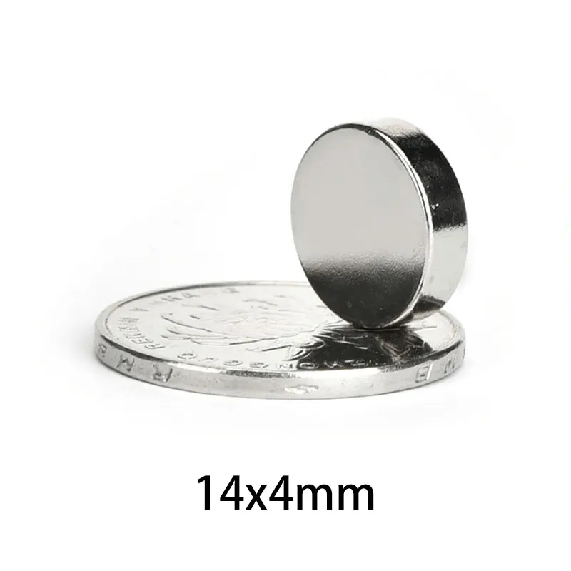 5/10/20/50/100PCS 14*4 mm Disc Round Neodymium Magnets N35 14x4 mm Strong Powerful Magnets Permanent NdFeB Magnet Disc 14mm*4mm