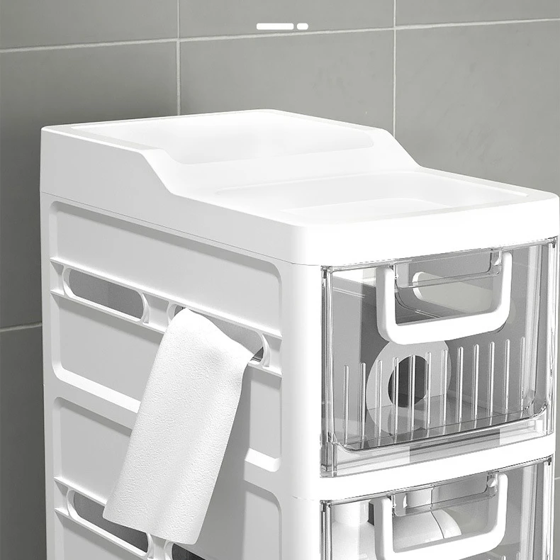 Toilet Rack Floor-to-ceiling Toilet Side Cabinet Side Cabinet  Toilet Toilet Cabinet Storage Storage Crevice Artifact Bathroom