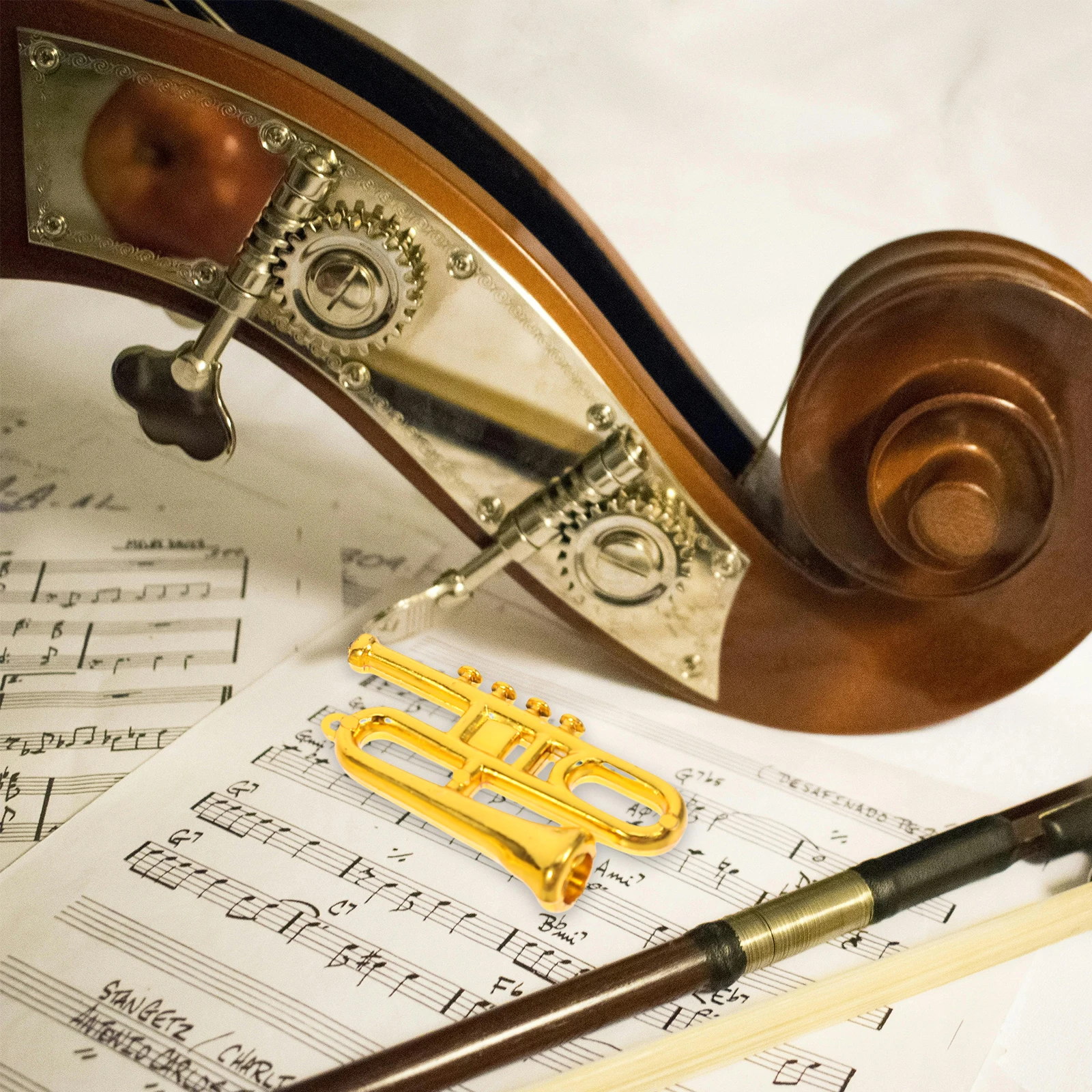 

24Pcs Small Instruments Kit Christmas Tree Ornaments with Realistic Design for Holiday Decorations Miniature Music Instruments