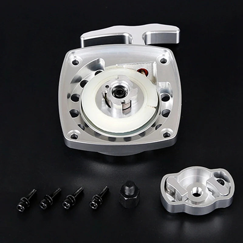 Easy To Start Pull Starter For 45CC 71CC 4 Bolts Engines For 1/5 HPI ROFUN BAHA ROVAN KM BAJA 5B 5T 5SC Rc Car Parts