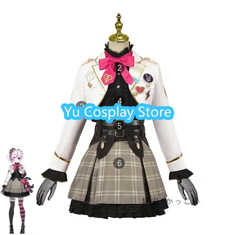 ILUNA Vtuber Maria Marionette Cosplay Costume Women Cute Dress Halloween Party Suit Coat Shirt Skirts Custom Made