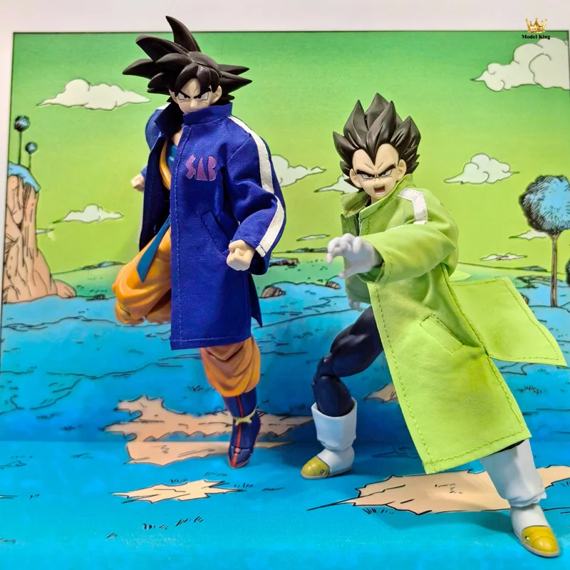 Handmade SHF SUPER HERO Kakarotto Vegeta Cold Suit Coat Clothing Set Accessories Fit Anime Action Figures Body Model