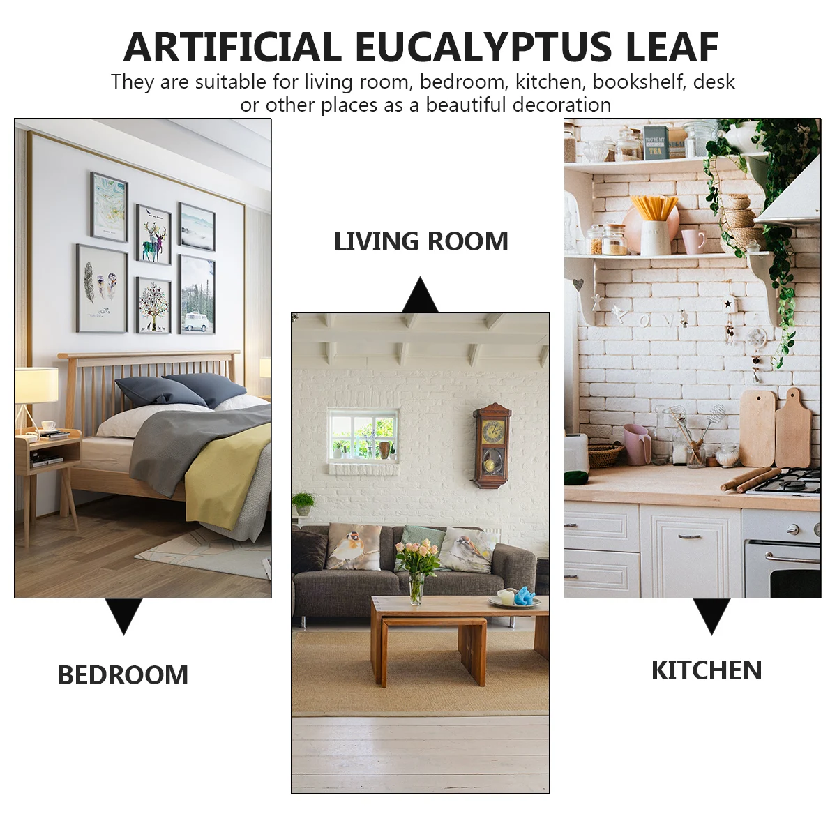 

Round Simulated Eucalyptus Leaves Faux Flowers Stems Pixel Cloth Artificial Long Eucalyptus Branch Decor Plant Waterproof