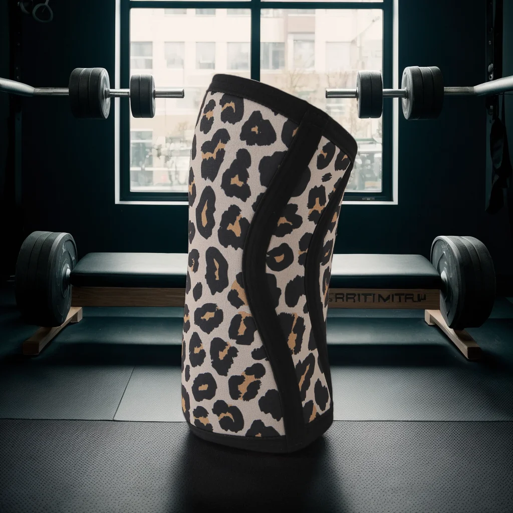 أكمام الركبة (زوج واحد)، دعامات الركبة المضغوطة من النيوبرين 7 مم، دعم رائع للتدريب المتقاطع، رفع الأثقال، رفع الأثقال، المربعة