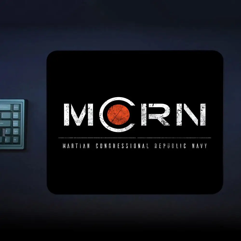 The Expanse MCRN Mouse Pad 18x22cm Small Rug  Keyboardpad Lock Edge Deskpad kawaii  Desktop Protection Mats