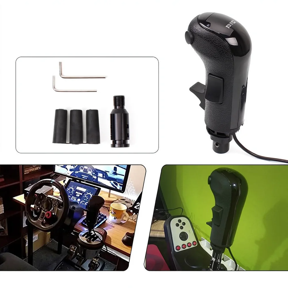 Gaming Simulator Shifter Knob For Logitech G25 G27 G29 G923 Racing Wheel Manual Transmission Shift Lever Attachment