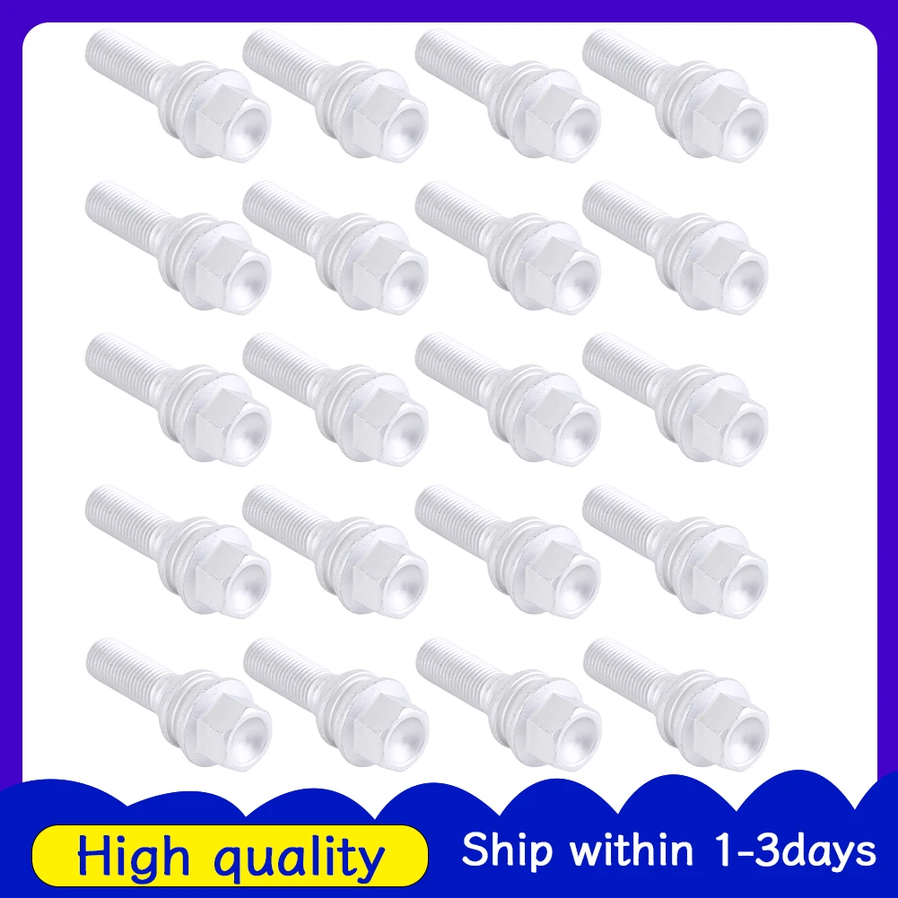 

610-539 610-5391 WHT00467, WHT002529 WHT001964A 20PCS Wheel Bolt Wheel Screw for Audi Q7 Touareg Transporter T5 Multivan Porsche