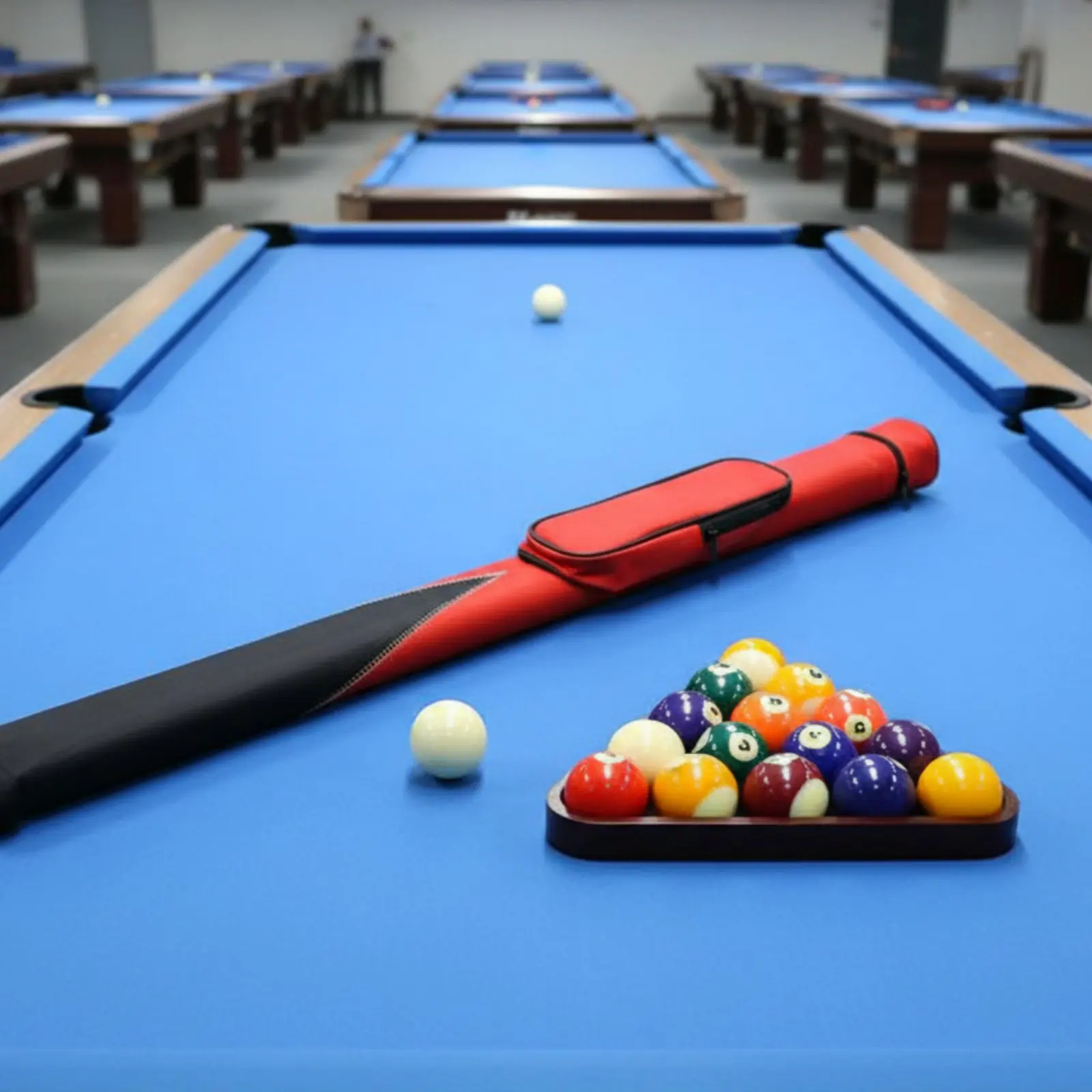 2-Piece Cue Case Padded Protection Soft Pool Cue Bag Pool Stick Carrying Bag Adjustable Strap Wear-Resistant for Travel view 5