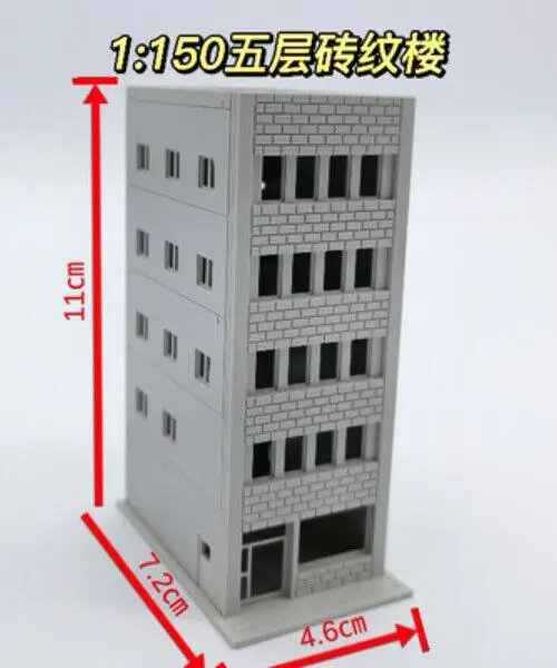 1/150 Scale Diorama City Building Model Street View Resident Architectural Model Scene Model Gift