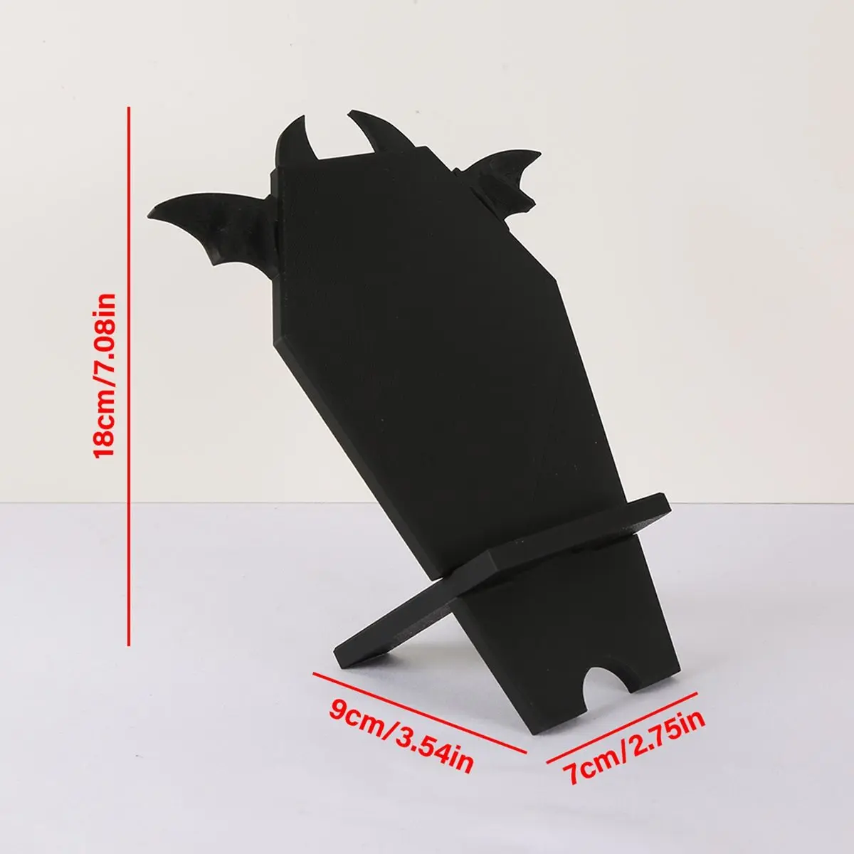 A67T NEW 1 Piece Gothic Style Mobile Phone Holder, Bat Mobile Phone Holder Desktop Decoration, Suitable for Living Room