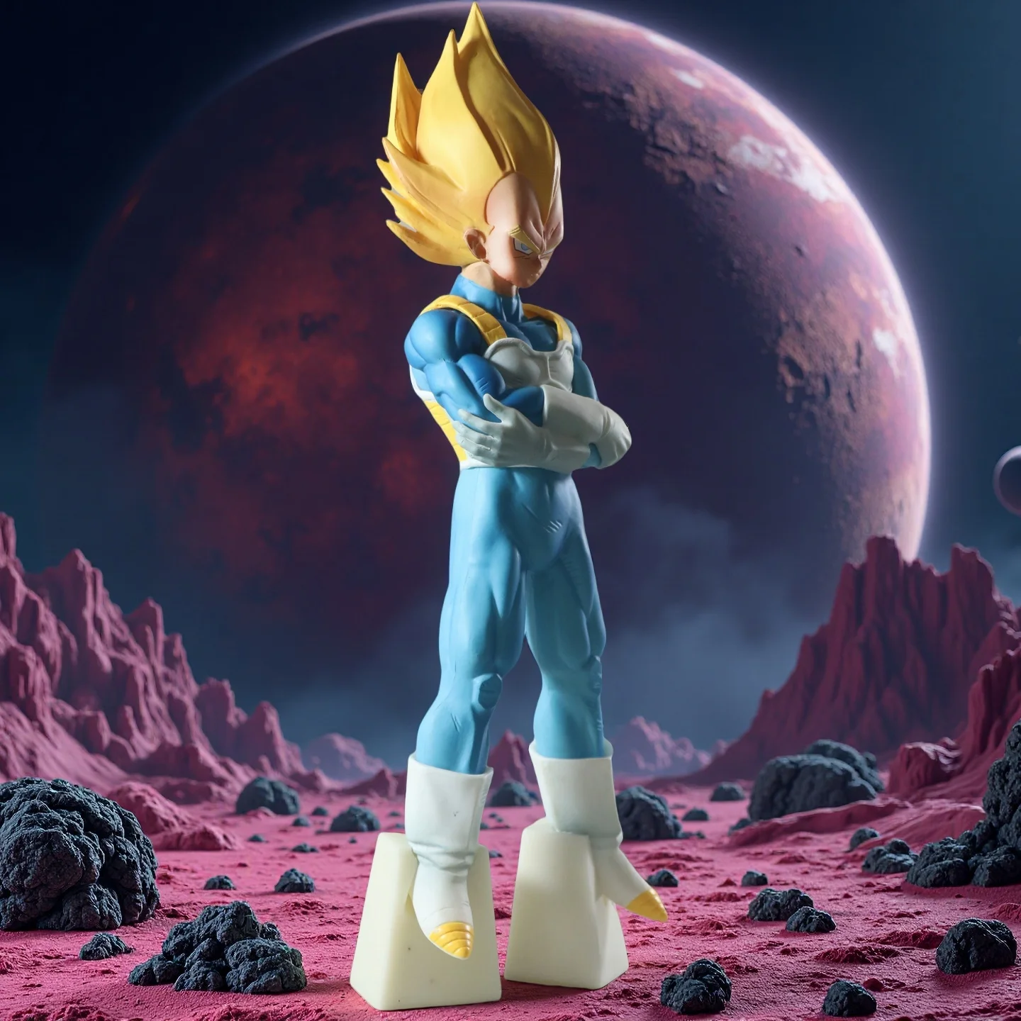 28 cm Anime Dragon Ball Vegeta Figura Vegeta Figurine Action Figures in PVC Gk Collezione di statue Modello Giocattoli Regali