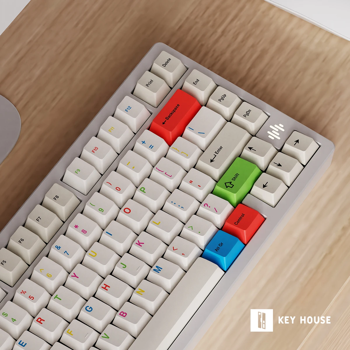 Ensemble de touches d'éclairage RVB pour clavier mécanique, capuchon de clavier blanc rétro personnalisé, aucun profil, PBT, 122 touches, Cursh80, 75/61