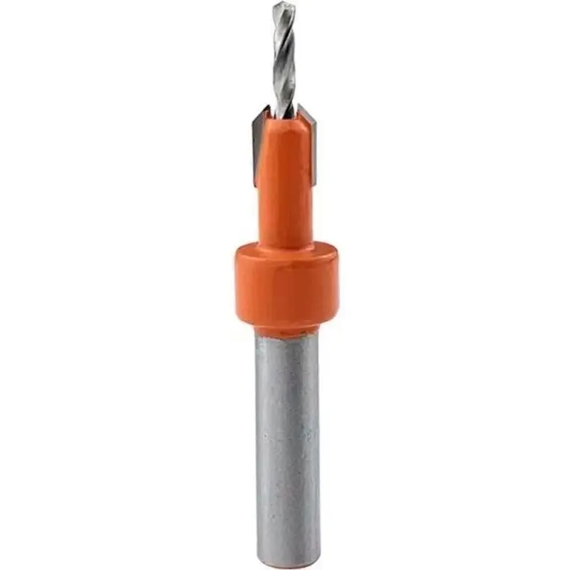 ABMR-Countersink Drill Bit Limit Drilling Depth Woodworking 5PCS Set 10Mm Shank Screw Extractor Demolition Wood Drilling