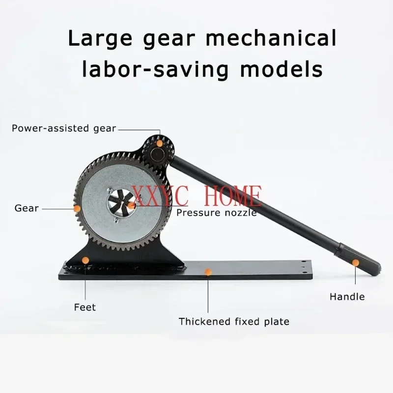 Hose Crimper 8-50mm Mechanical Gear Hose Crimping Machine Sprayer Tube Air Conditioner Repair Pressing Crimping Tool