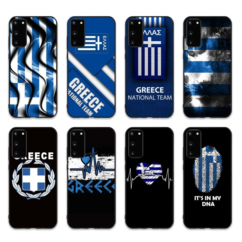 Greek Greece Flag Phone Case For Samsung S 9 10 20 21 22 23 30 23 24 plus lite Ultra FE S10lite Fundas