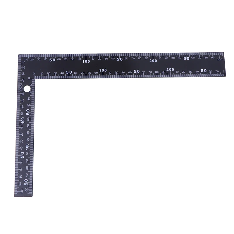 1PC Right Angle Ruler 90 Degree Hole Angle Ruler Industrial Grade Positioning Marking Angle Ruler Woodworking L-shaped Ruler