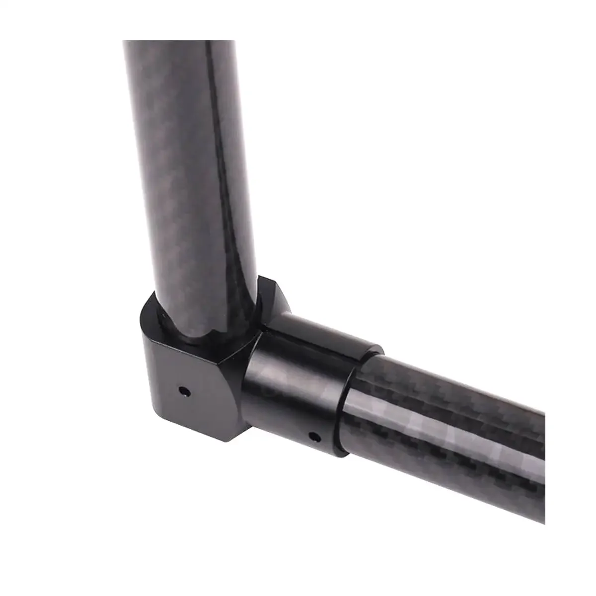 Trépied en alliage d'aluminium 16/20/25/30/40mm, 2 pièces, joint à trois voies, tube en fibre de carbone, pince de connexion pour installation RC, train d'atterrissage UAV