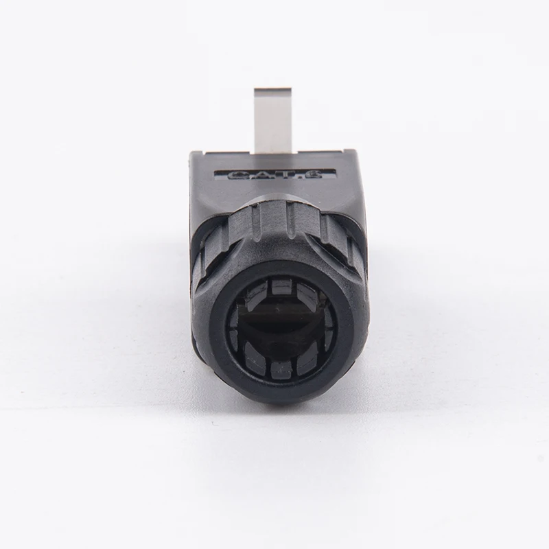 Linkwylan RJ45 Cat.6 UTP Field Connector Modular Plug Toolless Design Compatible with Cat.5e/6/6A 23AWG-24AWG Installation Cable