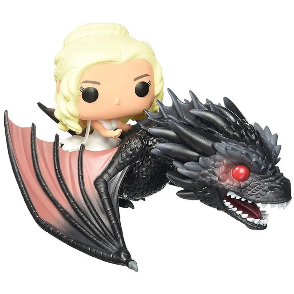 Funko POP Game of Thrones Actionfiguren Daenerys Dragon Filmperipheriegeräte Modellpuppen Dekoration Ornament Kinderspielzeug Geschenke