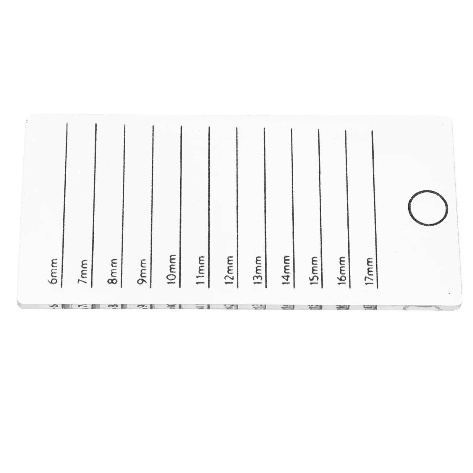 

Premium Eyelash Display Board for False Lashes with Measurement Guide Eyelash Grafting Tray Beauty Salon Supply