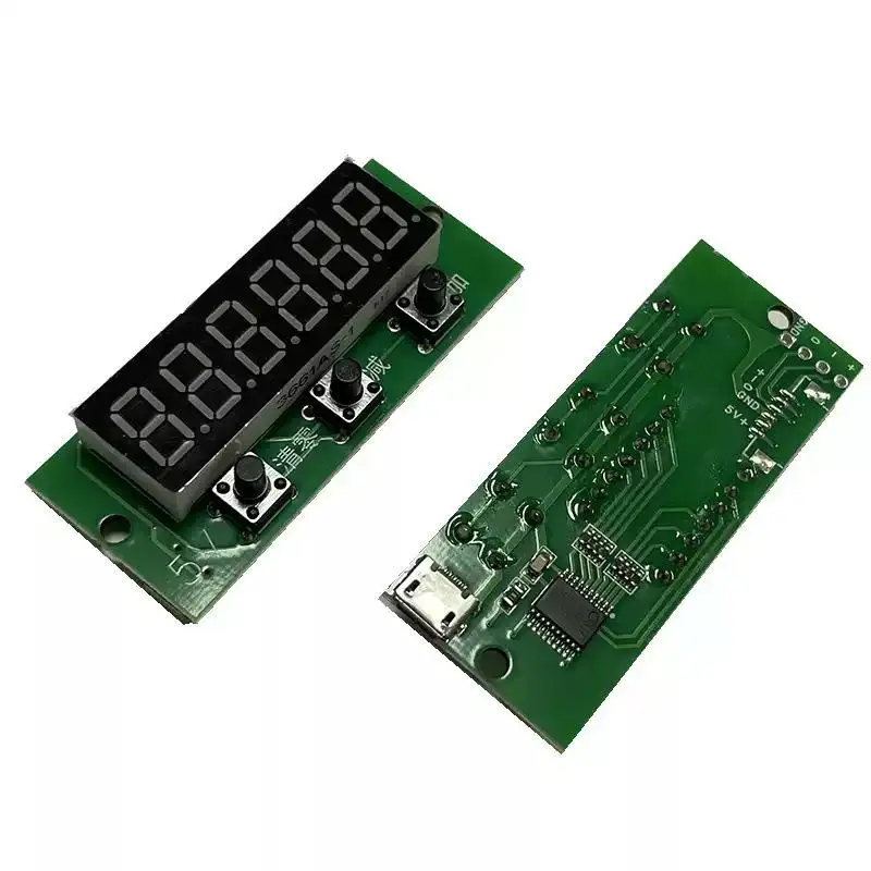 

Красные цифровые счетные модули 1/3/5 шт. — компактный 6-значный дисплей, функция памяти, подключение до 999999