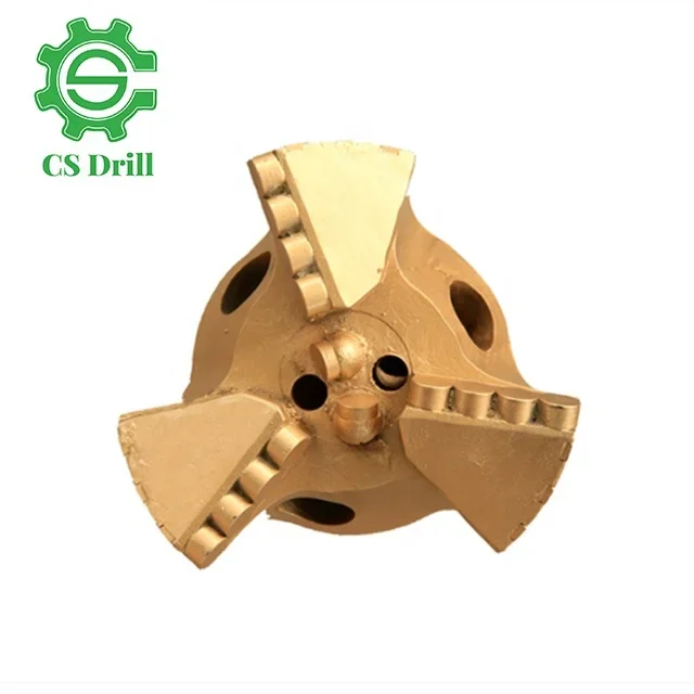 125mm Three-wing type PDC drill bit for sandstone Z50 thread