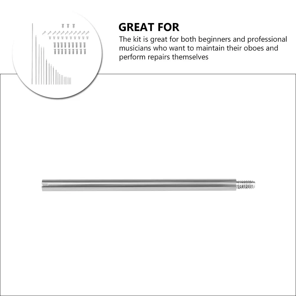 

Repair Accessories Set Oboe Threaded Shaft Sticks Reed Kit Cork Replacement Screw Woodwind Instrument Tool Steel Tools