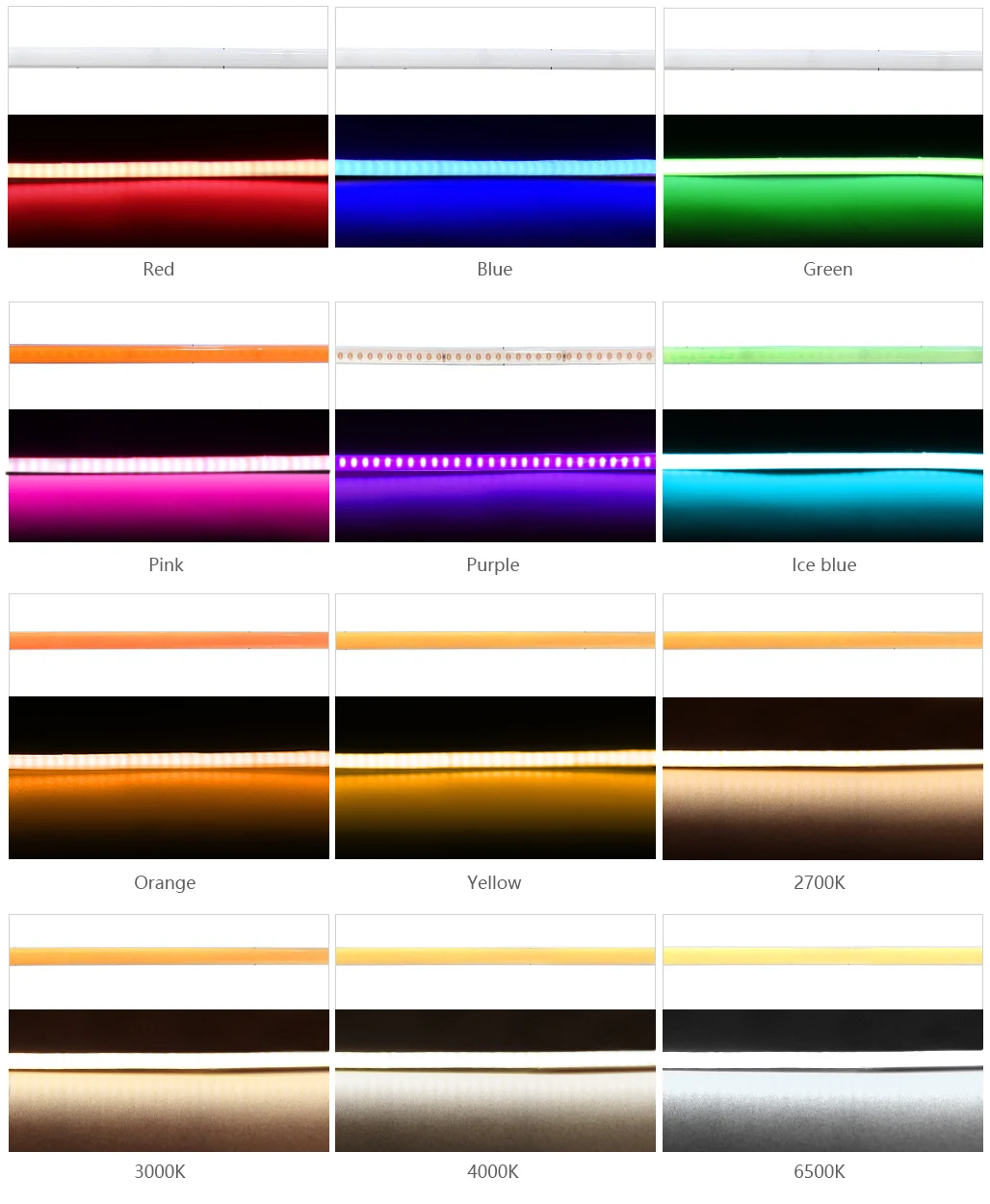 Imagem -05 - Multicolor Cob Led Strip Lights para Computador Fita Linear Interior Flexível Conveniente 27 mm 480leds Usb 5v 1m 2m