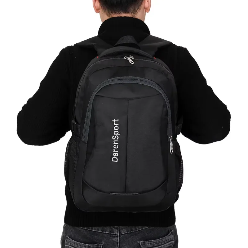 Oxford Cloth Laptop Backpack Large Capacity Waterproof Lightweight Rucksack Wear Resistant Travel School Shoulder Bag For Studen