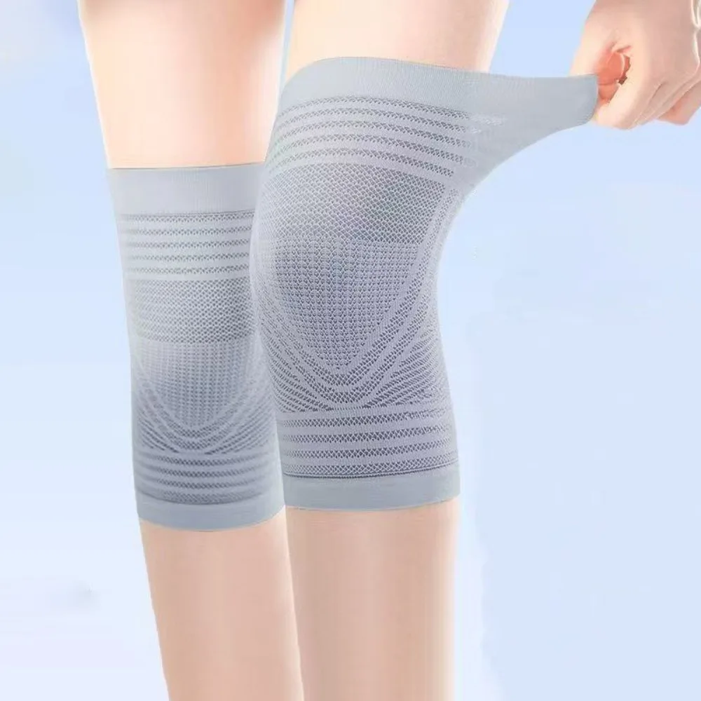 1 Pair New Non-slip Thin Knee Pad Breathable Elastic Leg Joint Cover Summer Style Warm Knee Pad Indoor Use