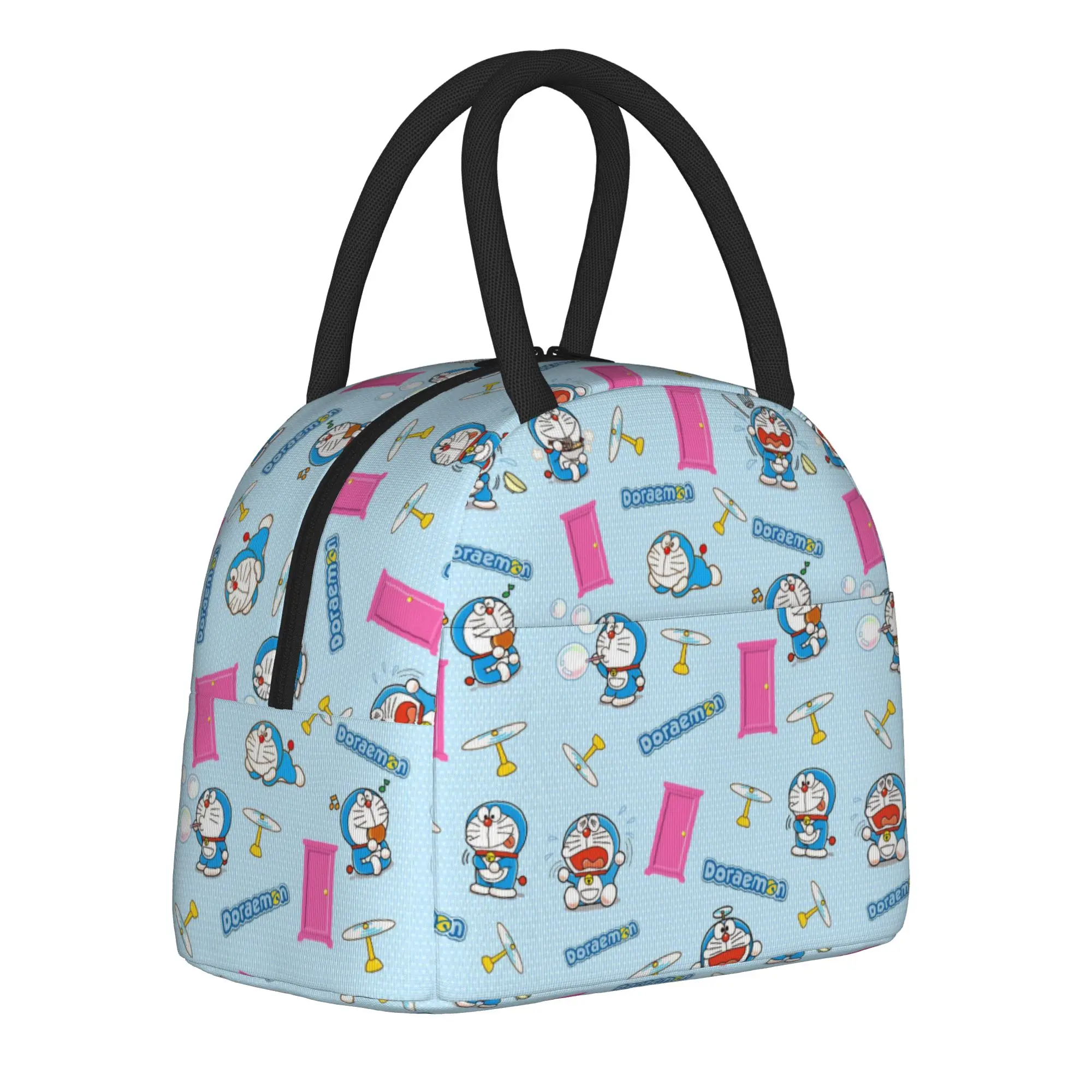 

doraemons blue cats cat Thermal Insulated Lunch Bags for Picnic Portable Food Bag Men Women Cooler Thermal Lunch Boxes